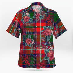 Clan Mow (Roxburgh) Tartan Scottish Lion Hawaiian Shirt CF20 Mow (Roxburgh) Tartan Tartan Hawaii Shirt   