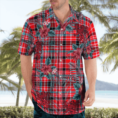 Clan Straiton Aderbeen Tartan Scottish Lion Hawaiian Shirt WQ60 Straiton Aderbeen Tartan Tartan Hawaii Shirt   