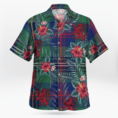 Clan Wood Modern Tartan Scottish Lion Hawaiian Shirt DO82 Wood Modern Tartan Tartan Hawaii Shirt   
