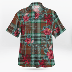 Clan Thomson Hunting Modern Tartan Scottish Lion Hawaiian Shirt IN50 Thomson Hunting Modern Tartan Tartan Hawaii Shirt   