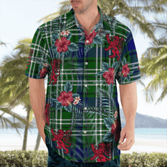 Clan Spottiswood (Tweedside) Tartan Scottish Lion Hawaiian Shirt GA44 Spottiswood (Tweedside) Tartan Tartan Hawaii Shirt   