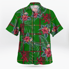 Clan Tribe of Mar Tartan Scottish Lion Hawaiian Shirt OG43 Tribe of Mar Tartan Tartan Hawaii Shirt   