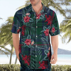 Clan Walker Hunting Modern Tartan Scottish Lion Hawaiian Shirt SX12 Walker Hunting Modern Tartan Tartan Hawaii Shirt   