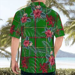 Clan Tribe of Mar Tartan Scottish Lion Hawaiian Shirt OG43 Tribe of Mar Tartan Tartan Hawaii Shirt   