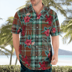 Clan Thomson Hunting Modern Tartan Scottish Lion Hawaiian Shirt IN50 Thomson Hunting Modern Tartan Tartan Hawaii Shirt   