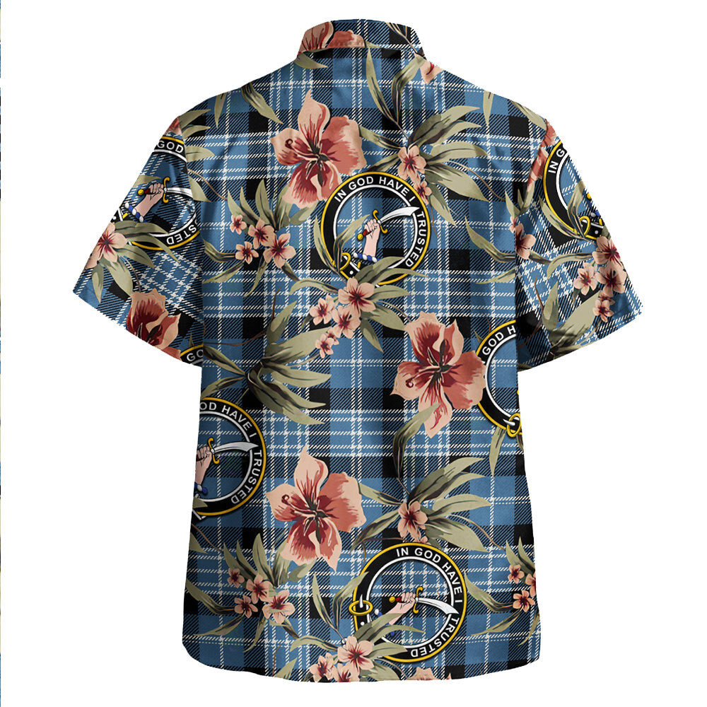 Clark Modern Tartan Clan Crest Badge Aloha Hawaiian Shirt Tropical Old Style JX83 Clark Modern Tartan Tartan Today   