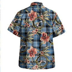 Clark Modern Tartan Clan Crest Badge Aloha Hawaiian Shirt Tropical Old Style JX83 Clark Modern Tartan Tartan Today   