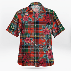 Clan Stewart (of Appin) Tartan Scottish Lion Hawaiian Shirt TQ41 Stewart (of Appin) Tartan Tartan Hawaii Shirt   