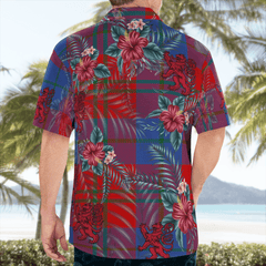 Clan Witherspoon Tartan Scottish Lion Hawaiian Shirt XF72 Witherspoon Tartan Tartan Hawaii Shirt   