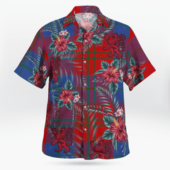 Clan Witherspoon Tartan Scottish Lion Hawaiian Shirt XF72 Witherspoon Tartan Tartan Hawaii Shirt   