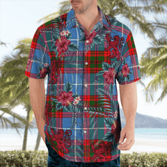 Clan Newton (Edingburg) Tartan Scottish Lion Hawaiian Shirt CT69 Newton (Edingburg) Tartan Tartan Hawaii Shirt   