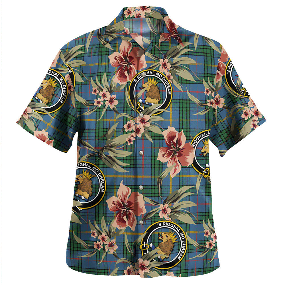 Clan MacCainsh Ancient Tartan Crest Badge Aloha Hawaiian Shirt Tropical Old Style HZ43 MacCainsh Ancient Tartan Tartan Today   