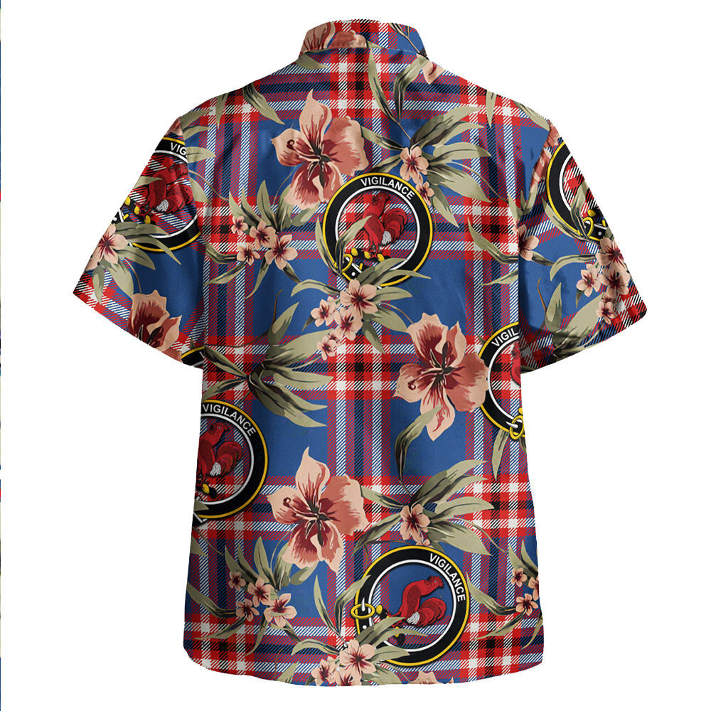 Clan Laing of Archiestown (Lang of Archiestown) Modern Tartan Crest Badge Aloha Hawaiian Shirt Tropical Old Style BD17 Laing of Archiestown (Lang of Archiestown) Modern Tartan Tartan Today   