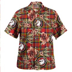 Clan Hepburn Modern Tartan Crest Badge Aloha Hawaiian Shirt Tropical Old Style TI81 Hepburn Modern Tartan Tartan Today   
