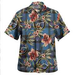 Clan Elliot (Ellot) Modern Tartan Crest Badge Aloha Hawaiian Shirt Tropical Old Style OC35 Elliot (Ellot) Modern Tartan Tartan Today   