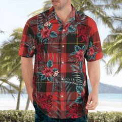 Clan Wallace Weathered Tartan Scottish Lion Hawaiian Shirt NX26 Wallace Weathered Tartan Tartan Hawaii Shirt   