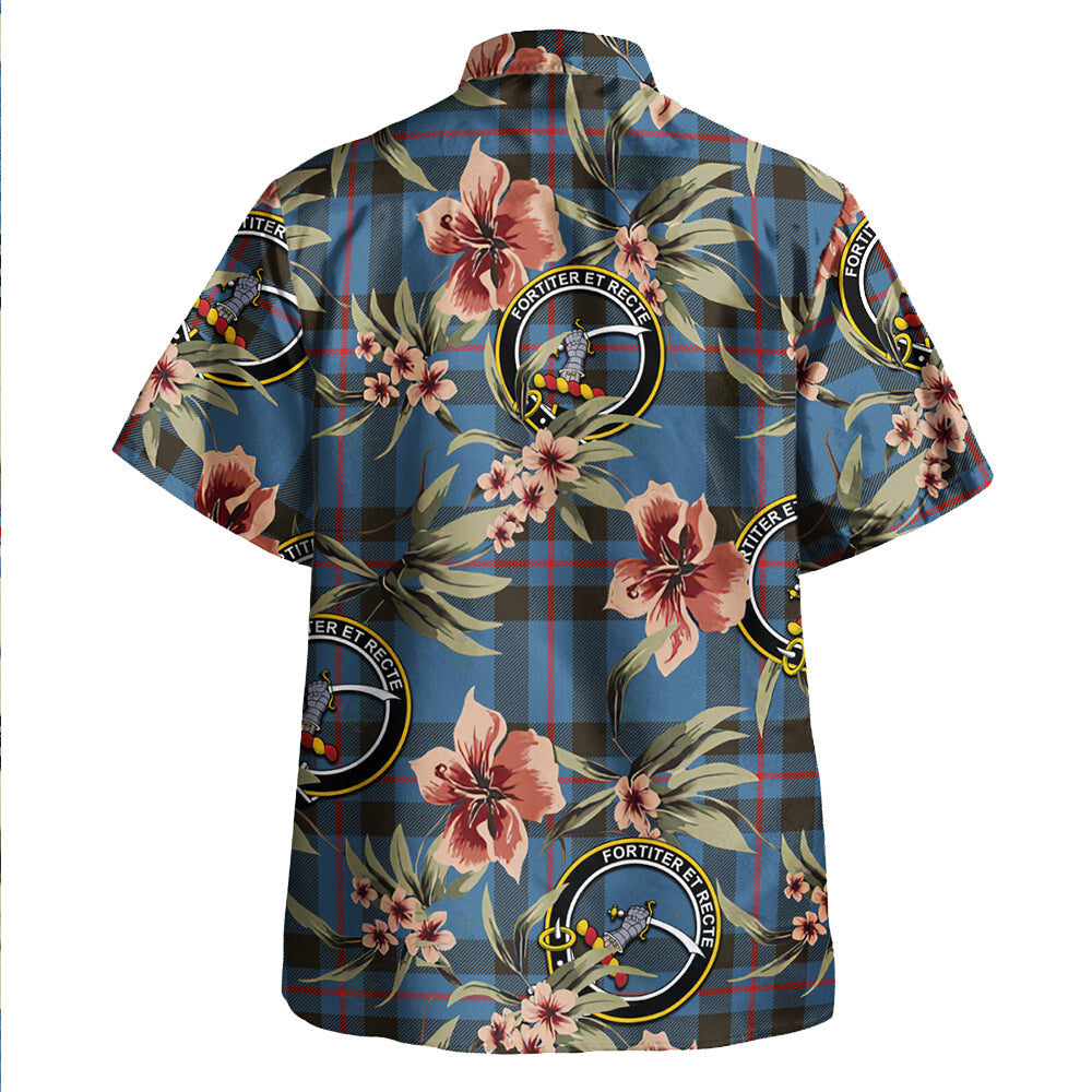 Clan Elliot (Ellot) Modern Tartan Crest Badge Aloha Hawaiian Shirt Tropical Old Style OC35 Elliot (Ellot) Modern Tartan Tartan Today   