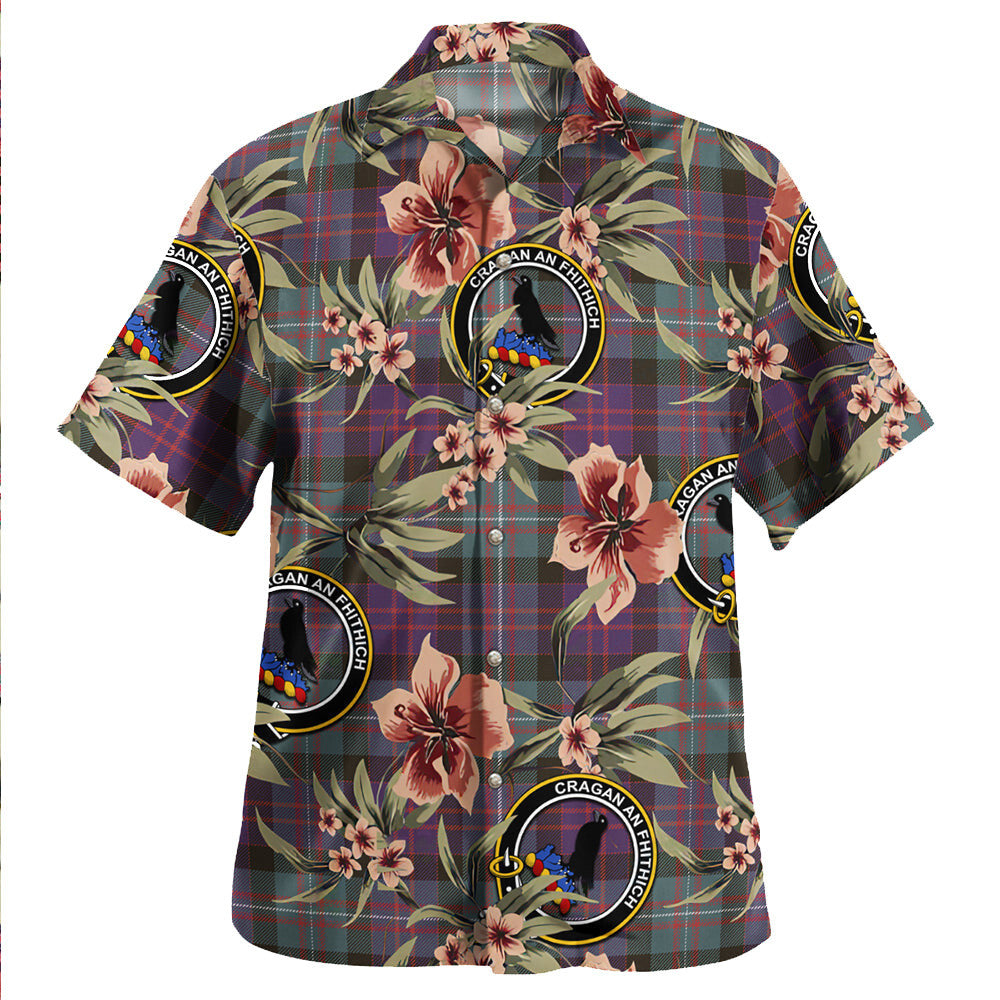 Clan MacDonell of Glengarry Weathered Tartan Crest Badge Aloha Hawaiian Shirt Tropical Old Style FP22 MacDonell of Glengarry Weathered Tartan Tartan Today   