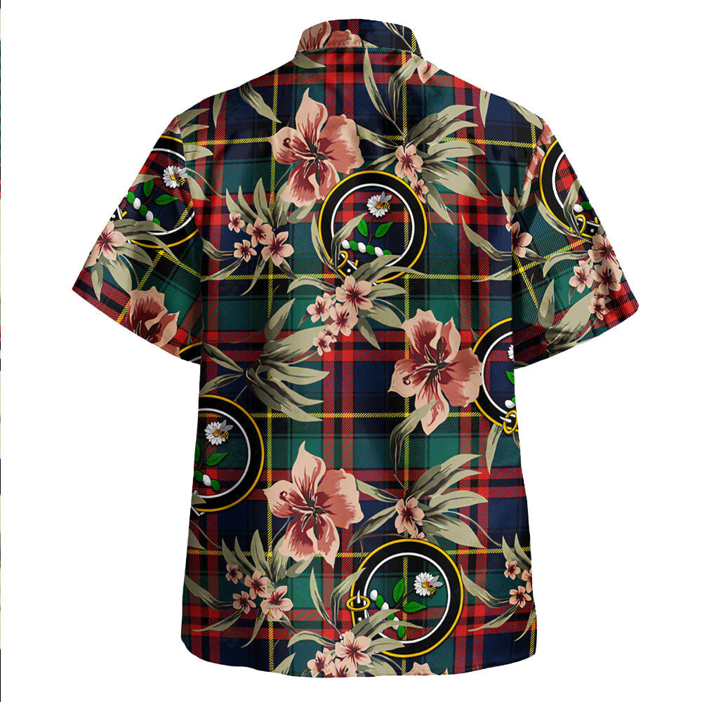 Clan Deas Modern Tartan Crest Badge Aloha Hawaiian Shirt Tropical Old Style KO52 Deas Modern Tartan Tartan Today   