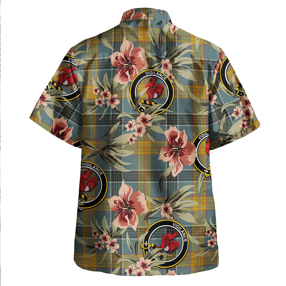 Clan Laing (Lang) Weathered Tartan Crest Badge Aloha Hawaiian Shirt Tropical Old Style GW57 Laing (Lang) Weathered Tartan Tartan Today   