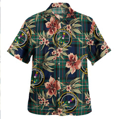 Clan Ferguson Modern Tartan Crest Badge Aloha Hawaiian Shirt Tropical Old Style KJ58 Ferguson Modern Tartan Tartan Today   