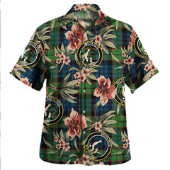 Clan Fletcher Family Modern Tartan Crest Badge Aloha Hawaiian Shirt Tropical Old Style DF97 Fletcher Family Modern Tartan Tartan Today   