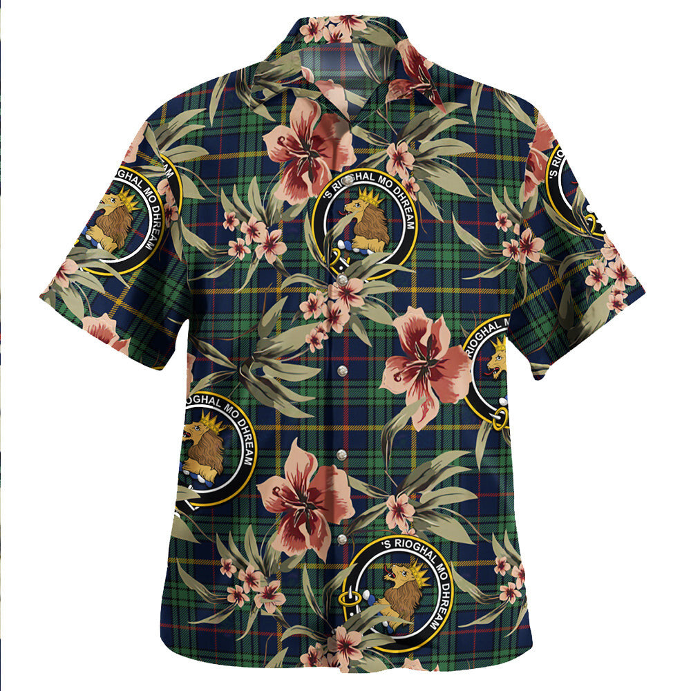 Clan MacCainsh Modern Tartan Crest Badge Aloha Hawaiian Shirt Tropical Old Style MK51 MacCainsh Modern Tartan Tartan Today   