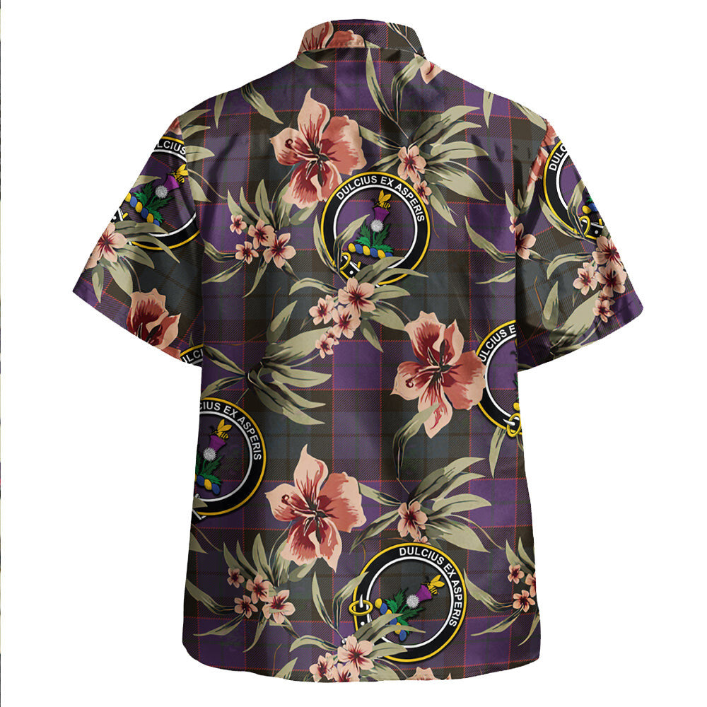 Clan Ferguson of Balquhidder Weathered Tartan Crest Badge Aloha Hawaiian Shirt Tropical Old Style PR63 Ferguson of Balquhidder Weathered Tartan Tartan Today   