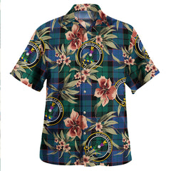 Clan Ferguson of Balquhidder Modern Tartan Crest Badge Aloha Hawaiian Shirt Tropical Old Style QT96 Ferguson of Balquhidder Modern Tartan Tartan Today   