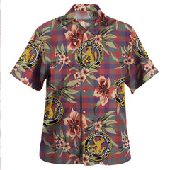 Clan MacGowan (Gow) Weathered Tartan Crest Badge Aloha Hawaiian Shirt Tropical Old Style YX98 MacGowan (Gow) Weathered Tartan Tartan Today   