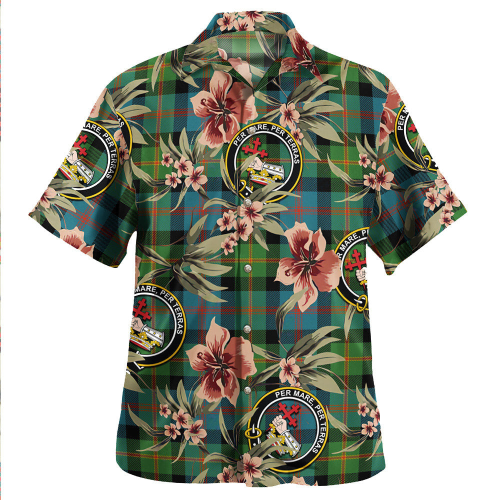 Clan MacDonald of Borrodale (Donald Borrodale Historic) Ancient Tartan Crest Badge Aloha Hawaiian Shirt Tropical Old Style BF20 MacDonald of Borrodale (Donald Borrodale Historic) Ancient Tartan Tartan Today   