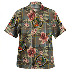 Clan MacAlpine Weathered Tartan Crest Badge Aloha Hawaiian Shirt Tropical Old Style KG15 MacAlpine Weathered Tartan Tartan Today   