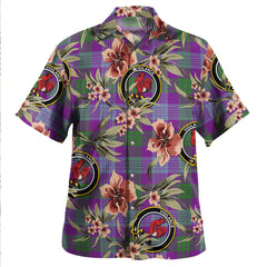 Clan Lang (Laing) Ancient Tartan Crest Badge Aloha Hawaiian Shirt Tropical Old Style OI15 Lang (Laing) Ancient Tartan Tartan Today   