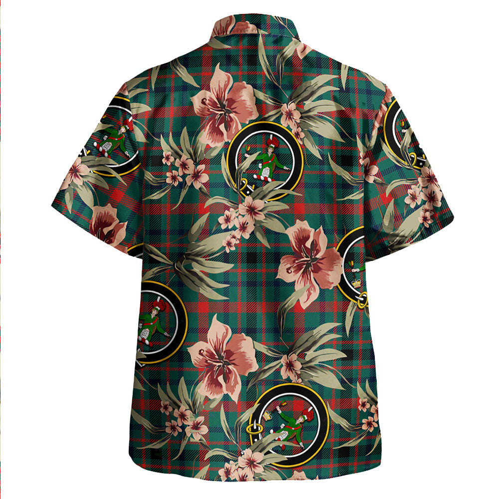 Clan MacDonagh Modern Tartan Crest Badge Aloha Hawaiian Shirt Tropical Old Style FJ14 MacDonagh Modern Tartan Tartan Today   