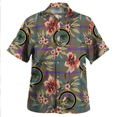 Clan Laurie Weathered Tartan Crest Badge Aloha Hawaiian Shirt Tropical Old Style GS88 Laurie Weathered Tartan Tartan Today   