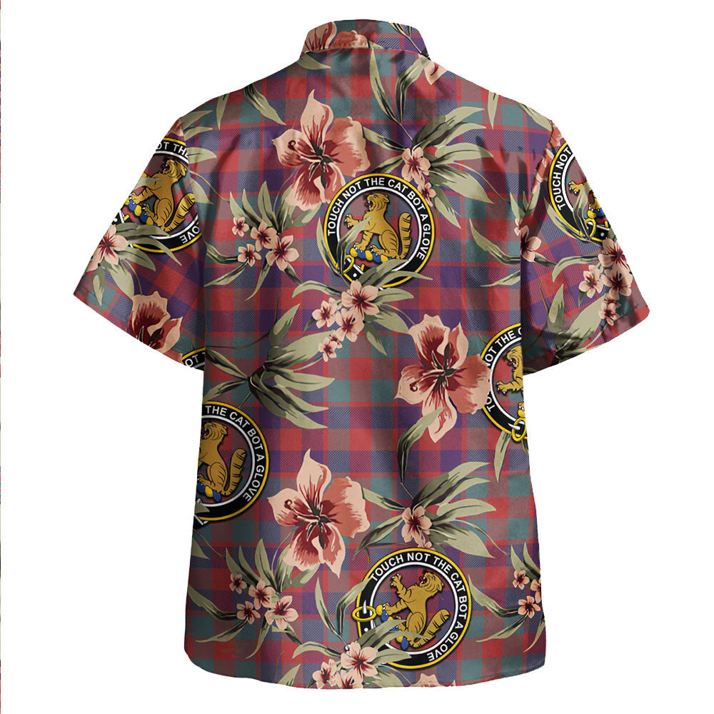 Clan MacGowan (Gow) Weathered Tartan Crest Badge Aloha Hawaiian Shirt Tropical Old Style YX98 MacGowan (Gow) Weathered Tartan Tartan Today   