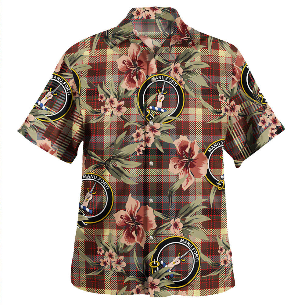 Clan MacKay of Strathnaver Modern Tartan Crest Badge Aloha Hawaiian Shirt Tropical Old Style CO95 MacKay of Strathnaver Modern Tartan Tartan Today   