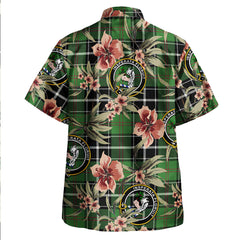 Cleghorn Ancient Tartan Clan Crest Badge Aloha Hawaiian Shirt Tropical Old Style RL55 Cleghorn Ancient Tartan Tartan Today   