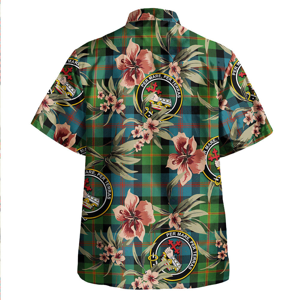 Clan MacDonald of Borrodale (Donald Borrodale Historic) Ancient Tartan Crest Badge Aloha Hawaiian Shirt Tropical Old Style BF20 MacDonald of Borrodale (Donald Borrodale Historic) Ancient Tartan Tartan Today   