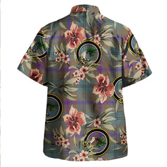 Clan Laurie Weathered Tartan Crest Badge Aloha Hawaiian Shirt Tropical Old Style GS88 Laurie Weathered Tartan Tartan Today   