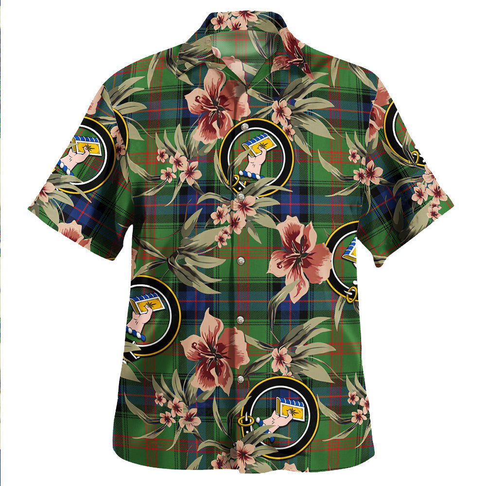 Clan Park Modern Tartan Crest Badge Aloha Hawaiian Shirt Tropical Old Style QG92 Park Modern Tartan Tartan Today   