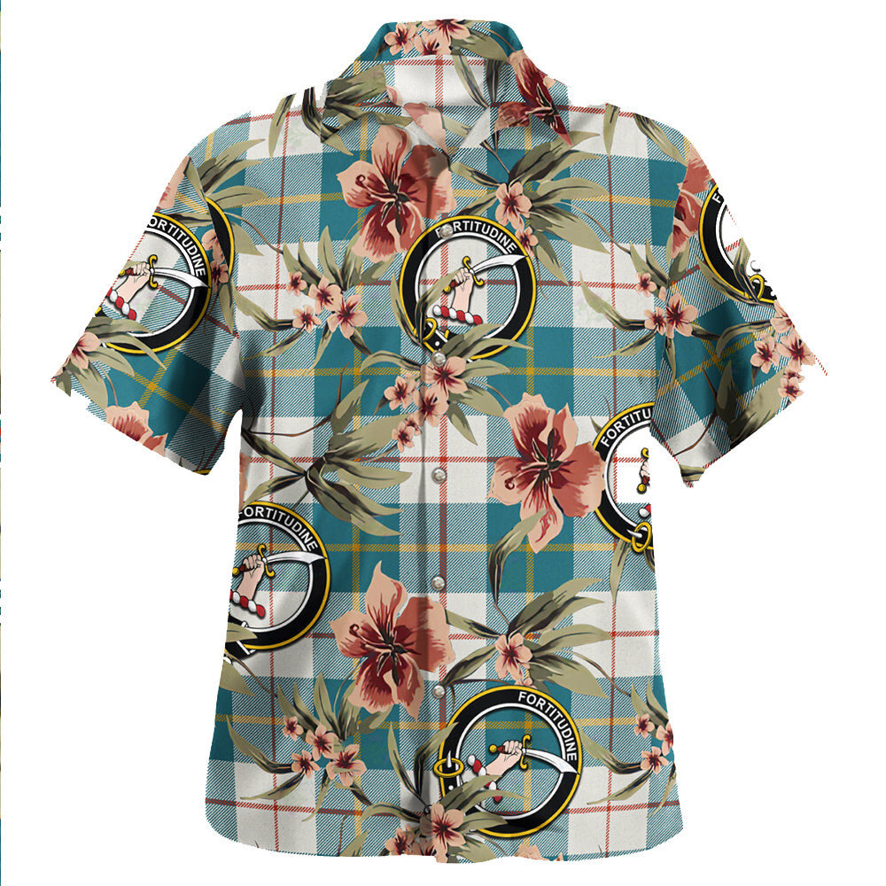 Clan MacRae of Conchra Ancient Tartan Crest Badge Aloha Hawaiian Shirt Tropical Old Style DN66 MacRae of Conchra Ancient Tartan Tartan Today   