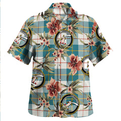 Clan MacRae of Conchra Ancient Tartan Crest Badge Aloha Hawaiian Shirt Tropical Old Style DN66 MacRae of Conchra Ancient Tartan Tartan Today   