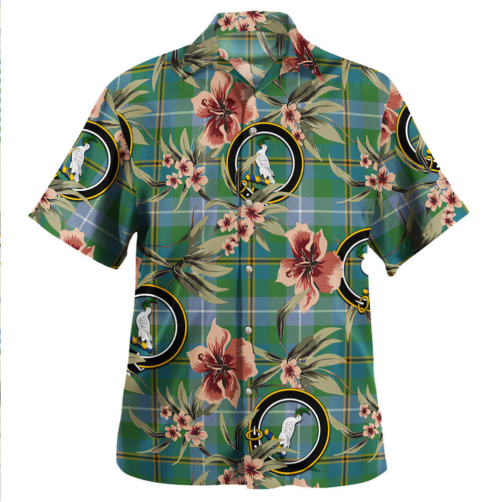 Clan Porteous Ancient Tartan Crest Badge Aloha Hawaiian Shirt Tropical Old Style OX63 Porteous Ancient Tartan Tartan Today   