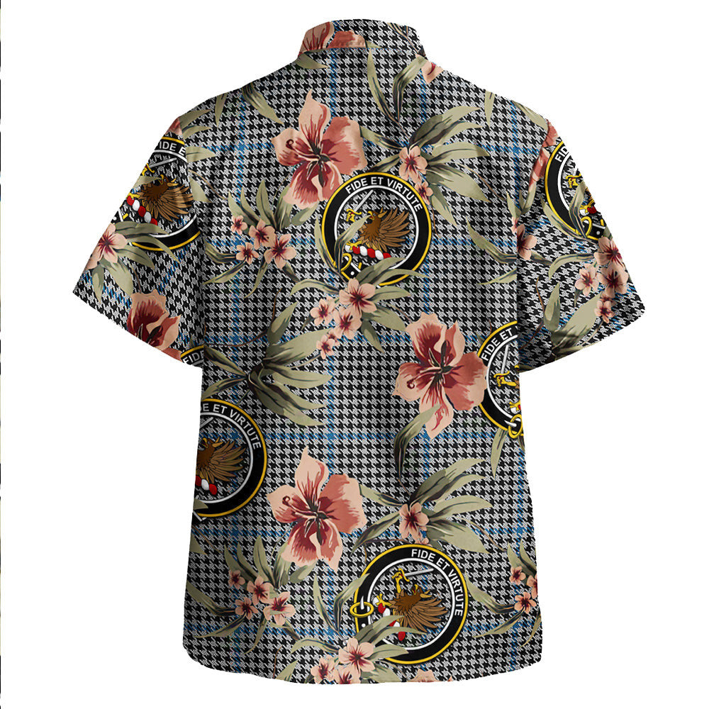 Clan Gladstone Tartan Crest Badge Aloha Hawaiian Shirt Tropical Old Style SV43 Gladstone Tartan Tartan Today   