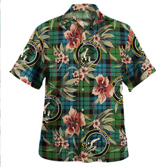Clan Fletcher Family Ancient Tartan Crest Badge Aloha Hawaiian Shirt Tropical Old Style VK48 Fletcher Family Ancient Tartan Tartan Today   