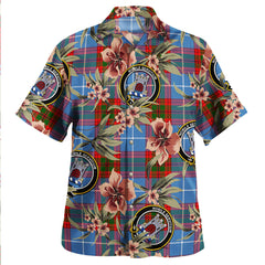 Clan Spalding Tartan Crest Badge Aloha Hawaiian Shirt Tropical Old Style KA49 Spalding Tartan Tartan Today   