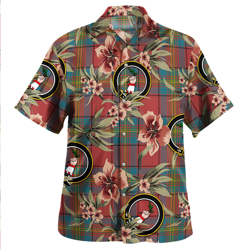 Clan Oliver Ancient Tartan Crest Badge Aloha Hawaiian Shirt Tropical Old Style SP55 Oliver Ancient Tartan Tartan Today   