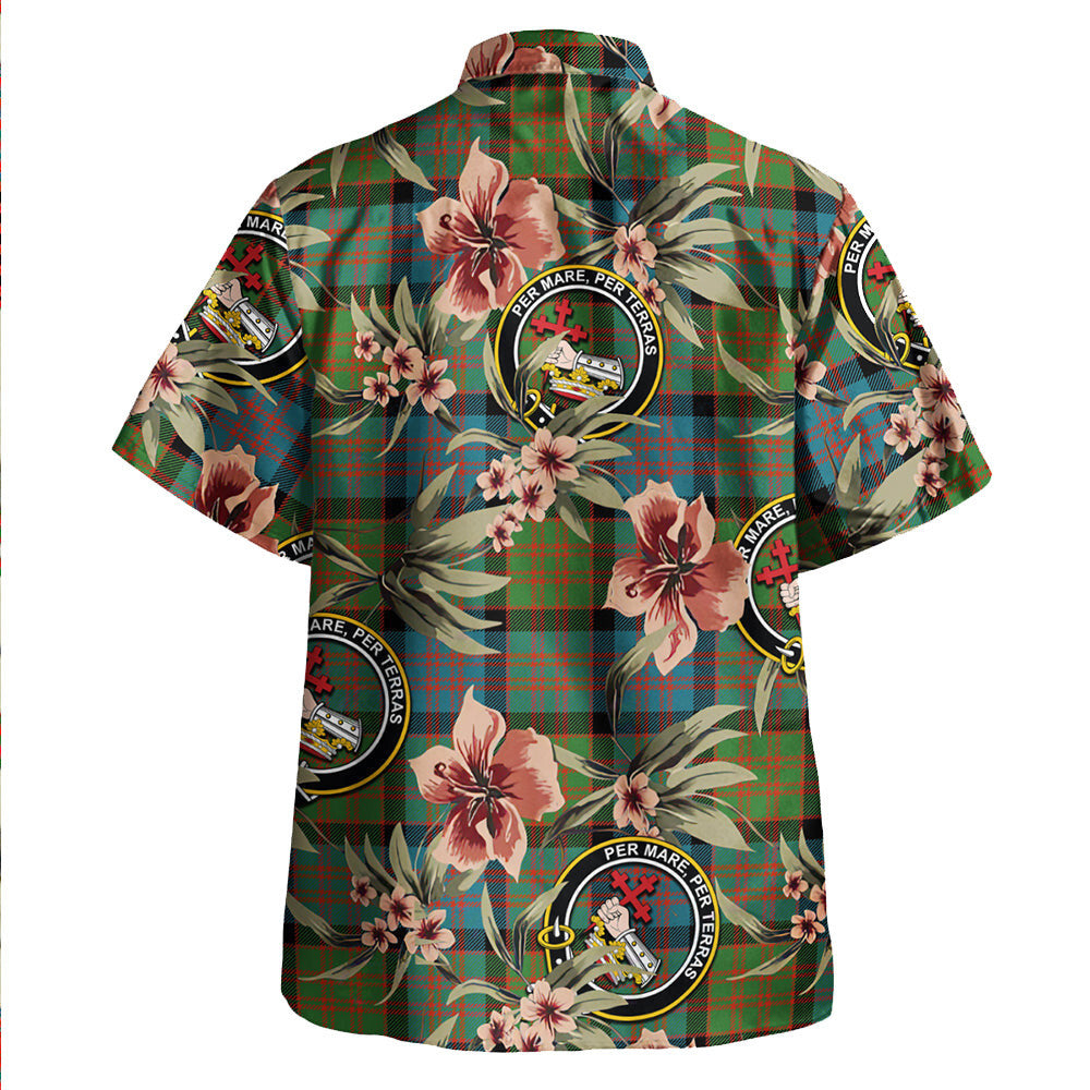 Clan MacDonald (Donald) Ancient Tartan Crest Badge Aloha Hawaiian Shirt Tropical Old Style MJ43 MacDonald (Donald) Ancient Tartan Tartan Today   