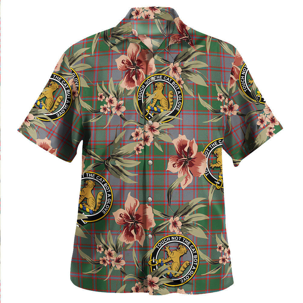 Clan MacPherson of Glentruim Modern Tartan Crest Badge Aloha Hawaiian Shirt Tropical Old Style UI49 MacPherson of Glentruim Modern Tartan Tartan Today   
